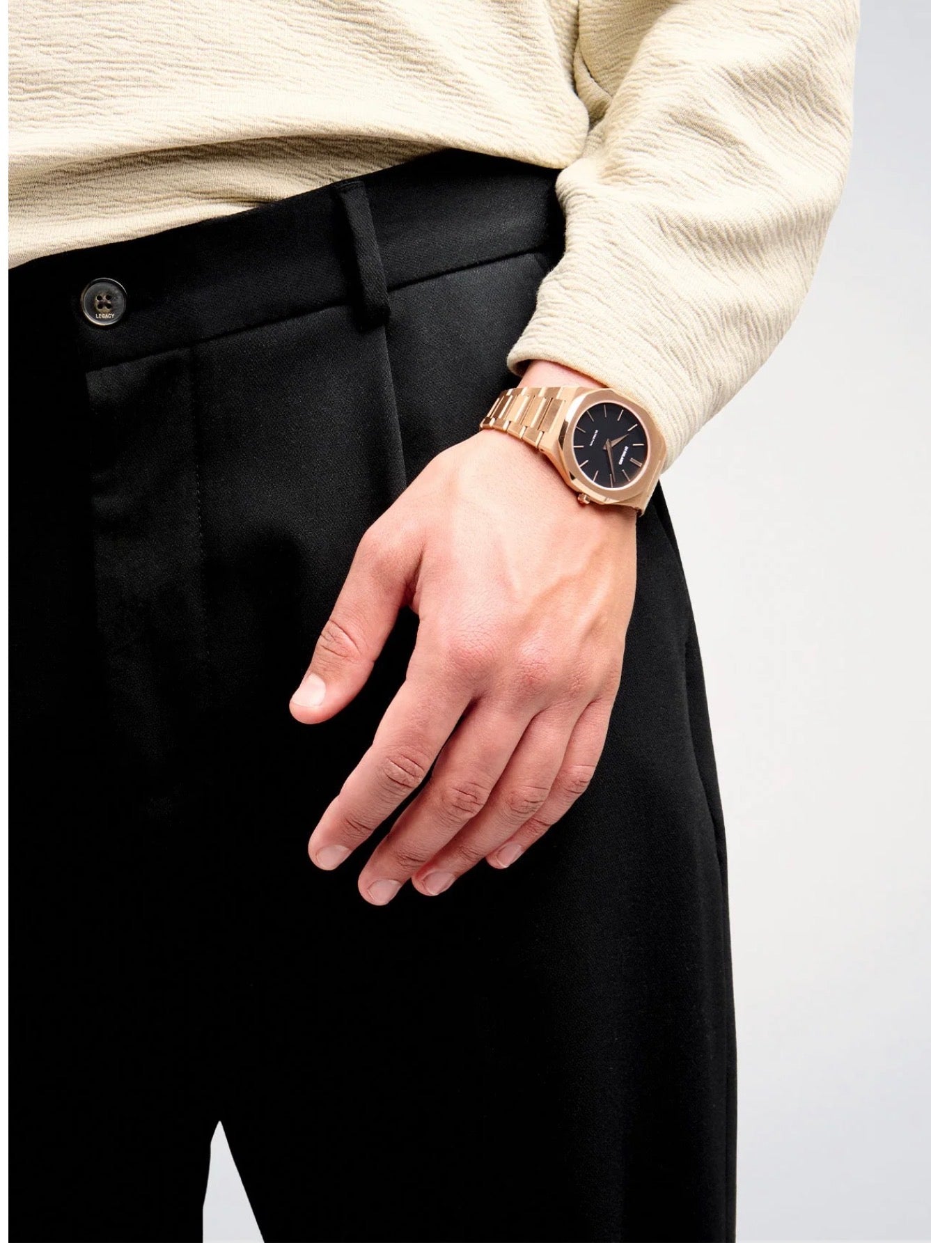 D1 Milano Re_Rose Gold Ultra Thin Watch | 40mm